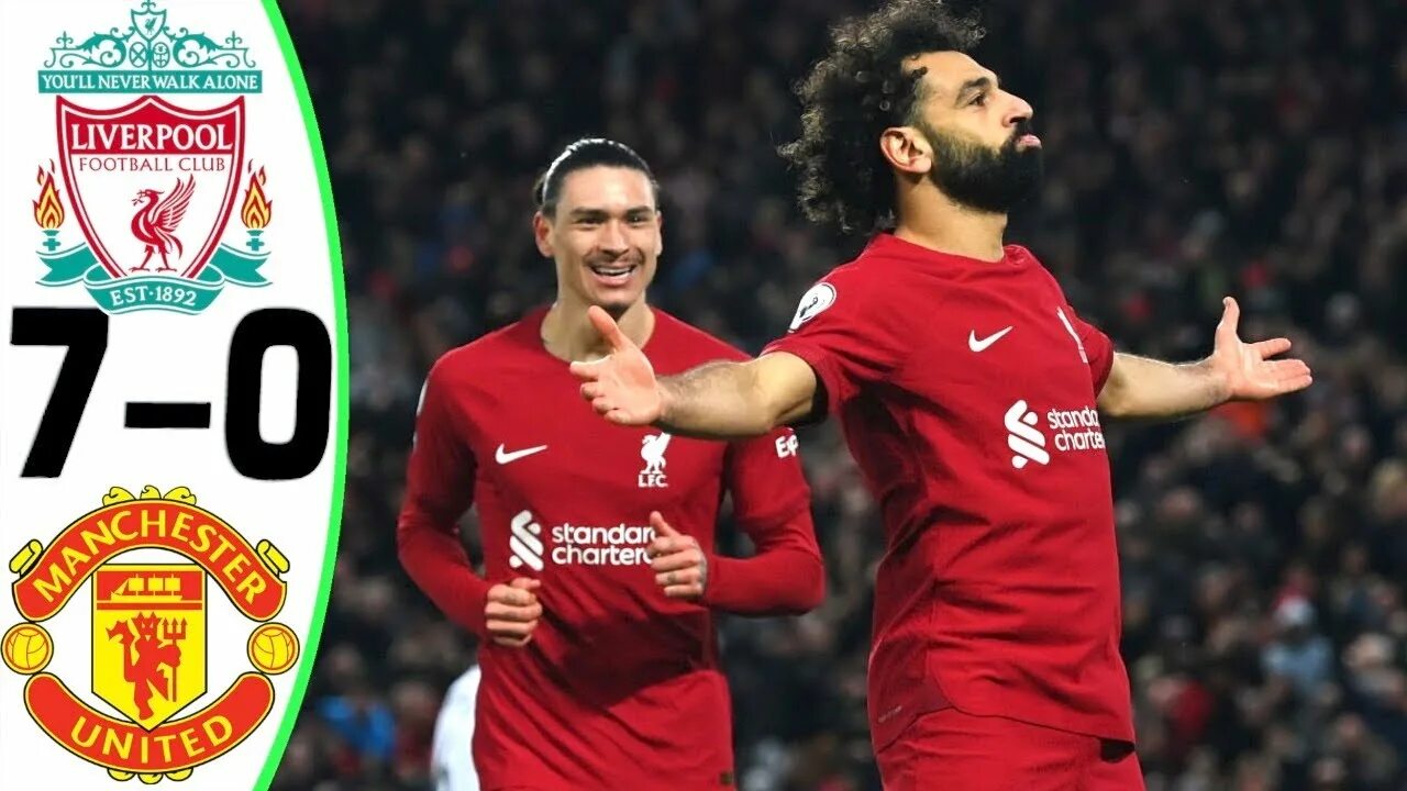 Ливерпуль 7 0. Liverpool vs Manchester United 7-0. Манчестер Юнайтед Ливерпуль счет. Матч Манчестер Юнайтед Ливерпуль. Ман юн ливерпуль