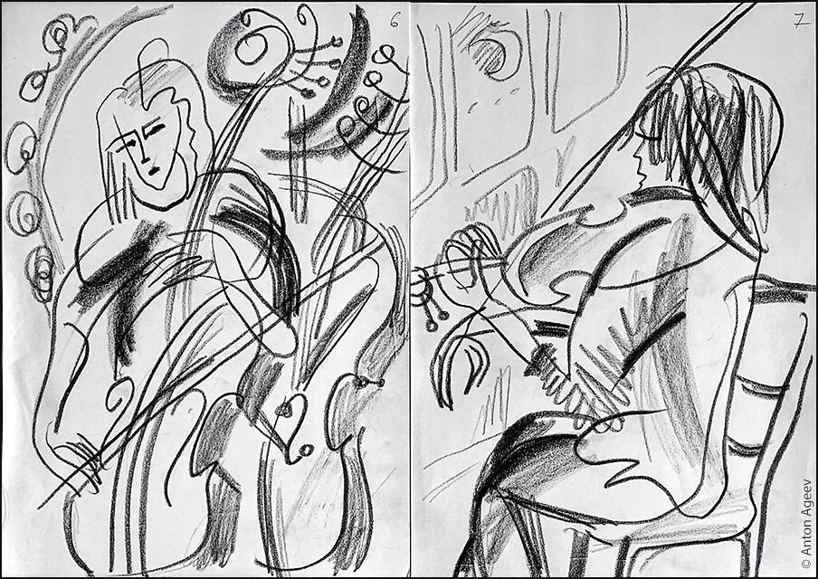 Иллюстрация к сюите шнитке. Музыкальная тема в живописи. Композиция для скетча. Графика на музыкальную тему. Картины на музыкальную тему.