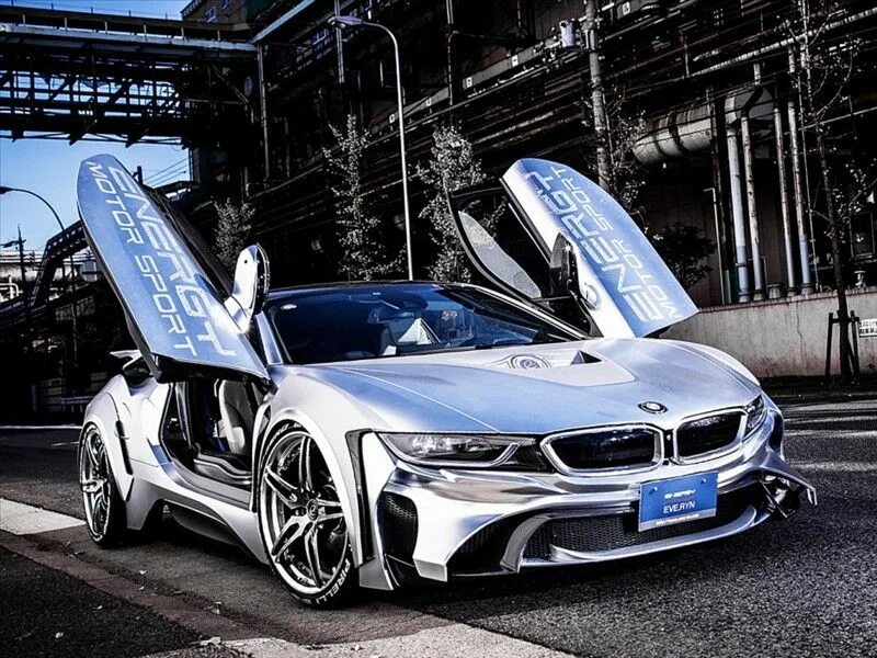 Скачать Grand Theft Auto 5 "BMW I8 Liberty Walk Roadster v1.2 dlc"