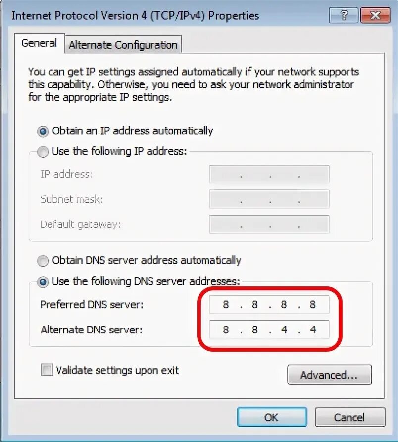 Dns probe bad config. Dns_probe_started. setedit меняем настройки dns. ok google dns ok google dns.