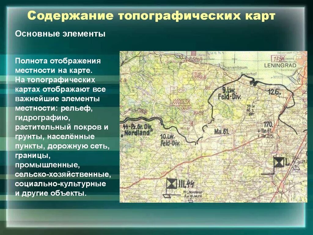 Содержание топографических карт. Элементы топографической карты. Военная топография ориентирование на местности. Содержание топографической карты. Картф