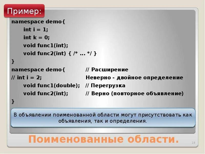 Область действия идентификаторов. Идентификаторы поименованной области. Идентификатор презентация. Идентификаторы c++.