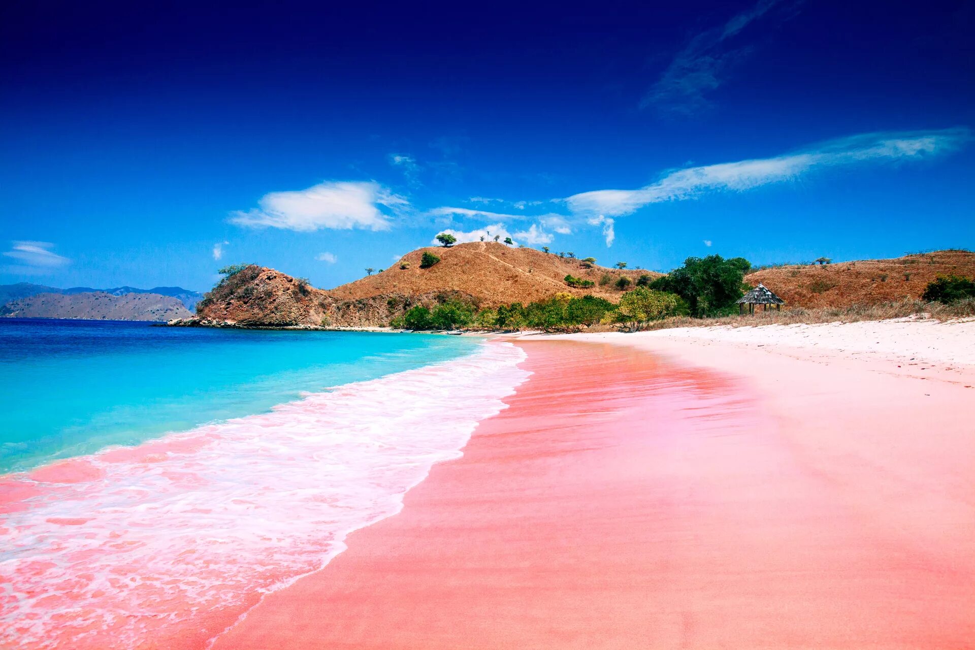 Розовый пляж на острове Комодо Индонезия. Остров Харбор Багамские острова. Пляж Пинк Сэндс Бич Багамские острова. Розовый пляж Пинк Сэнд Бич, Багамские острова.