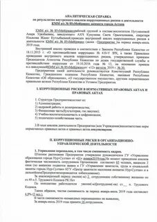 Аналитическая образец