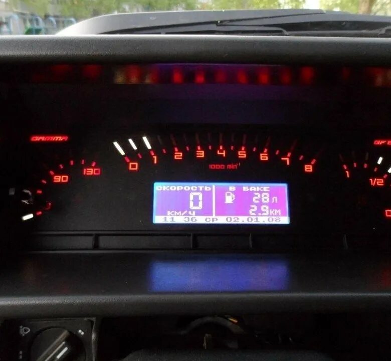 Модернизированная приборная панель для LADA (ВАЗ) 2110/2112/2113/2114/2115