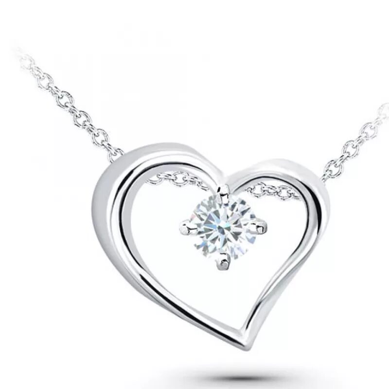 подвеска сердце с бриллиантами из белого золота. сердце с бриллиантами из белого золота. подвеска сердце с бриллиантами и 750 пробы. кулон сердце белое золото. кулон сердце бриллиант 750 золото.