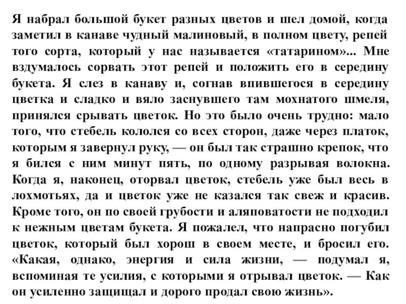 Малиновые горы один из лучших сочинение егэ. Когда я наконец оторвал цветок стебель. Когда я наконец оторвал цветок стебель был уже весь в лохмотьях. Какая однако энергия сила жизни подумал я.. Я набрал большой букет разных цветов беда коль.