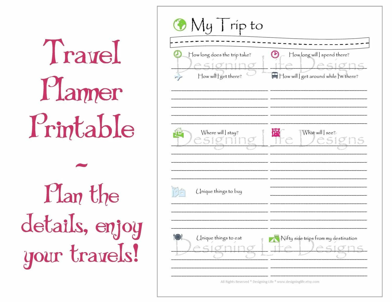 How to take a trip. Trip planner. plan a trip. travel itinerary template. europe trip planner pdf.