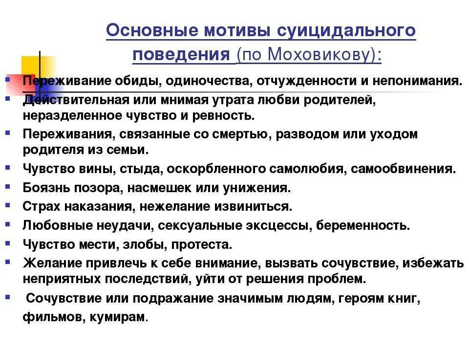 Психолог профилактика суицидального поведения. Психологические предпосылки суицидального поведения. Основные причины суицидального поведения. Мотивы, причины, поводы суицидального поведения. Диагностические характеристики суицидального поведения.