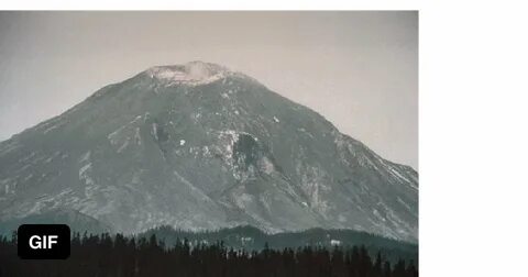 Mt st helens eruption wa