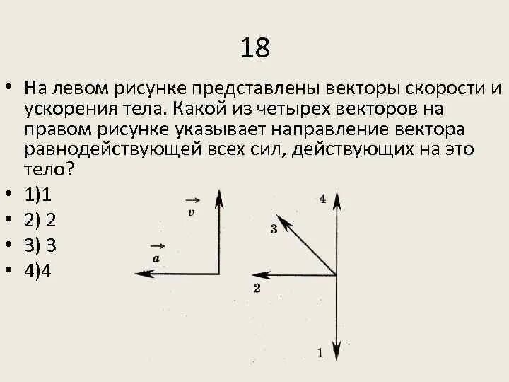 Равнодействующая сила векторов скорости и ускорения. Вектор скорости тела. Вектор скорости и ускорения. На левом рисунке представлены векторы скорости и ускорения.