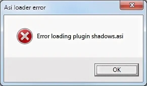 Error not specified. Asi loader. cannot open file. error cant open file.