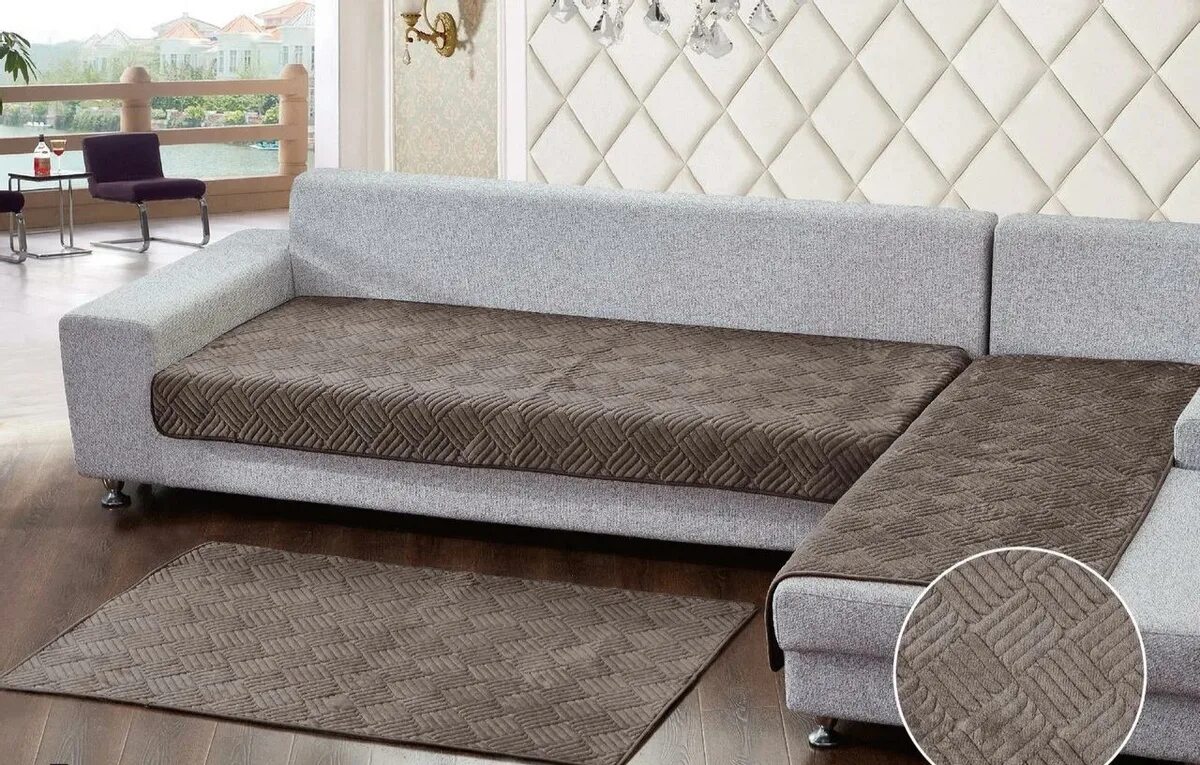 Набор накидок на диван. Комплект дивандек (160*220 см-1, 160*90 см-2). Дивандек 90х210. Дивандеки Cloris. Дивандеки на диван 90-210.
