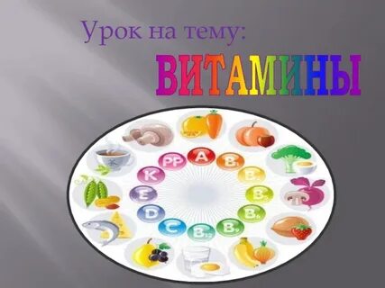 Тема витамины по биологии