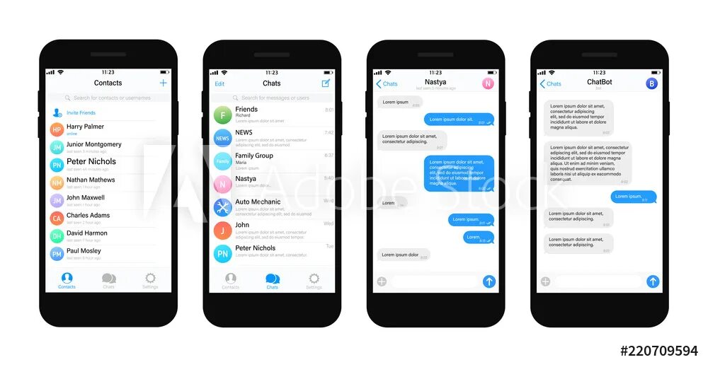 Create message app
