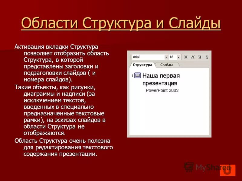 Подзаголовок почему а. Область и структура слайдов. Заголовок и подзаголовок слайда в презентации пример. Что можно написать в подзаголовке слайда. Вкладка сайт. Структуры.