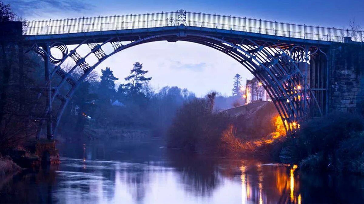 The first bridge was