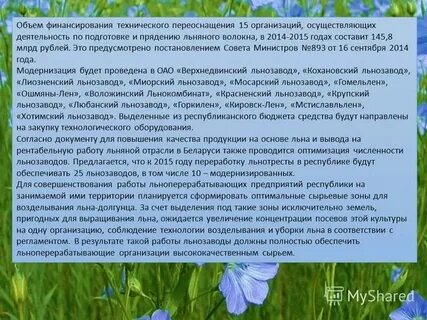 Лен долгунец районы выращивания
