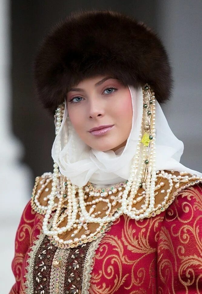 Русские женщины в одежде фото 40 Stunning Portraits of 19th Century Russian Beauties in Traditional Costumes v
