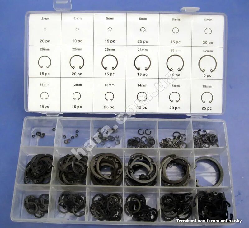 Kr-6005 набор стопорных шайб 300 шт. Набор стопорных шайб snap ring маякавто™ 2-32мм, 225шт (в кейсе) 1/24_. 33945. Набор стопорных колец (225шт) (king company). Сервис ключ 73330 набор стопорных колец 300 предметов.