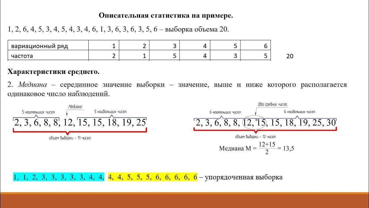 Вариационный ряд среднее значение. Выборочное среднее статистического ряда. медиана статистика. выборочное среднее для вариационного ряда. выборочная медиана вариационного ряда.