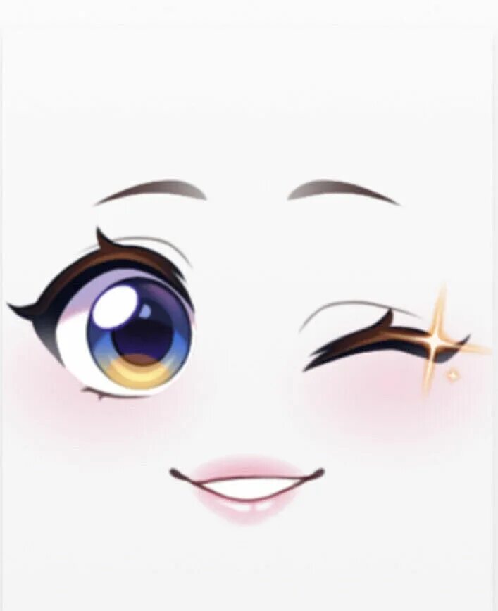 Лицо сапфир. Sparkling&#039;s friendly wink roblox. лицо роблокс starry eyes sparkling. wink- роблокс. роблокс фейс.