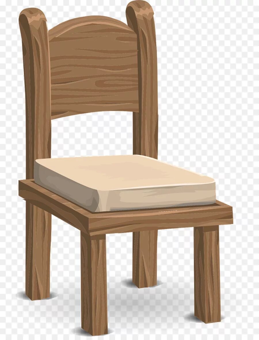 The chair is of the bed