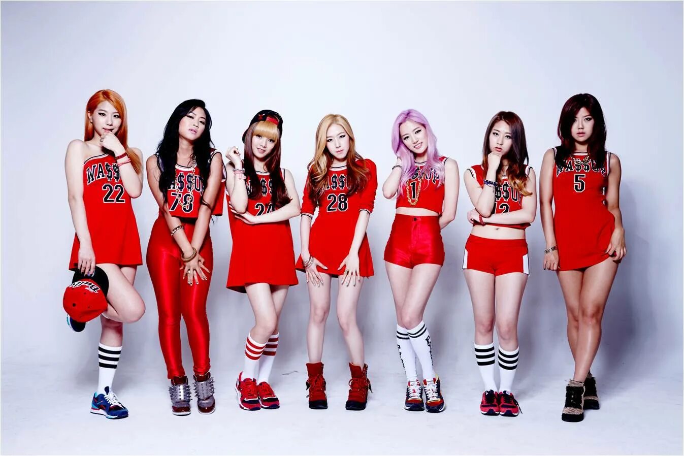 Study with k pop. Группа wassup. wa$$up корейская группа. wassup kpop. wassup jiae.