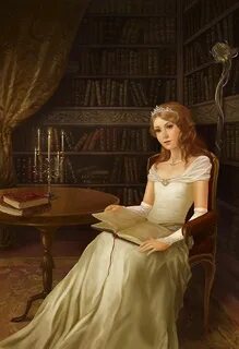 Принцесса читает книгу