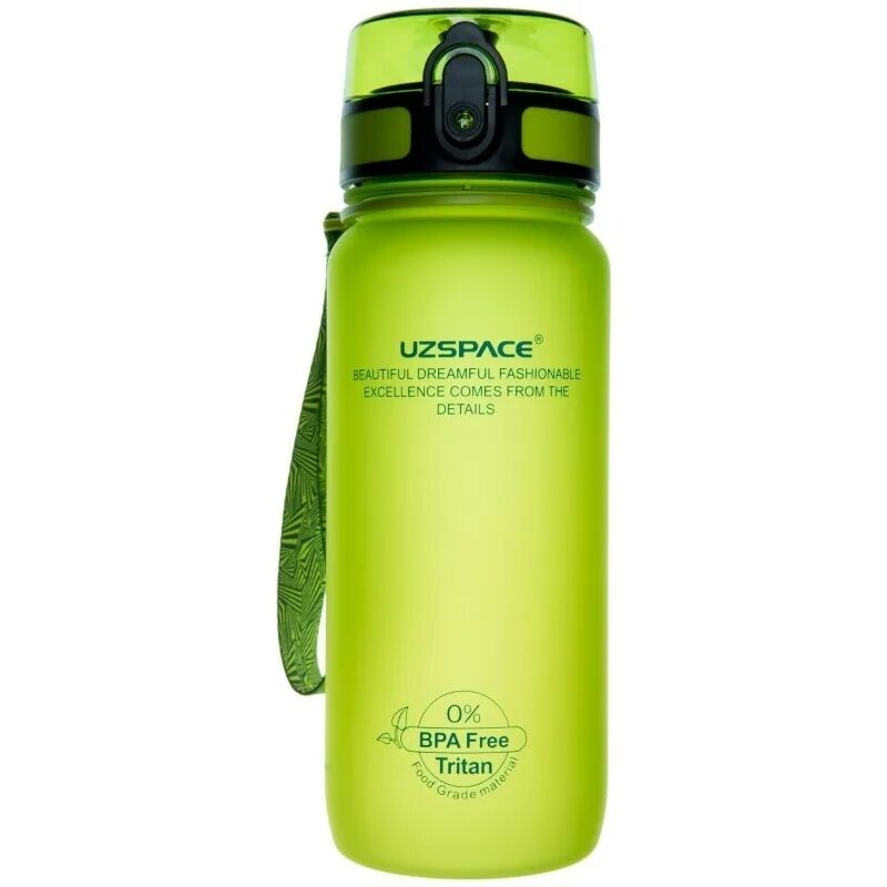 Бутылка для воды uzspace. UZSPACE бутылка для воды. Бутылка для воды 500 мл UZSPACE зеленая. Бутылка UZSPACE colorful Frosted 3030 0.65 л. Вода в зеленой бутылке.