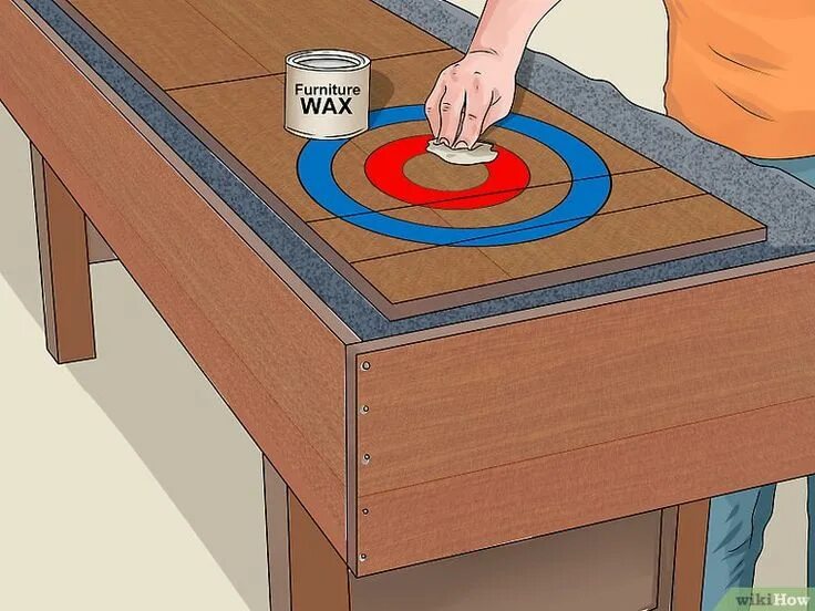 The table is made of