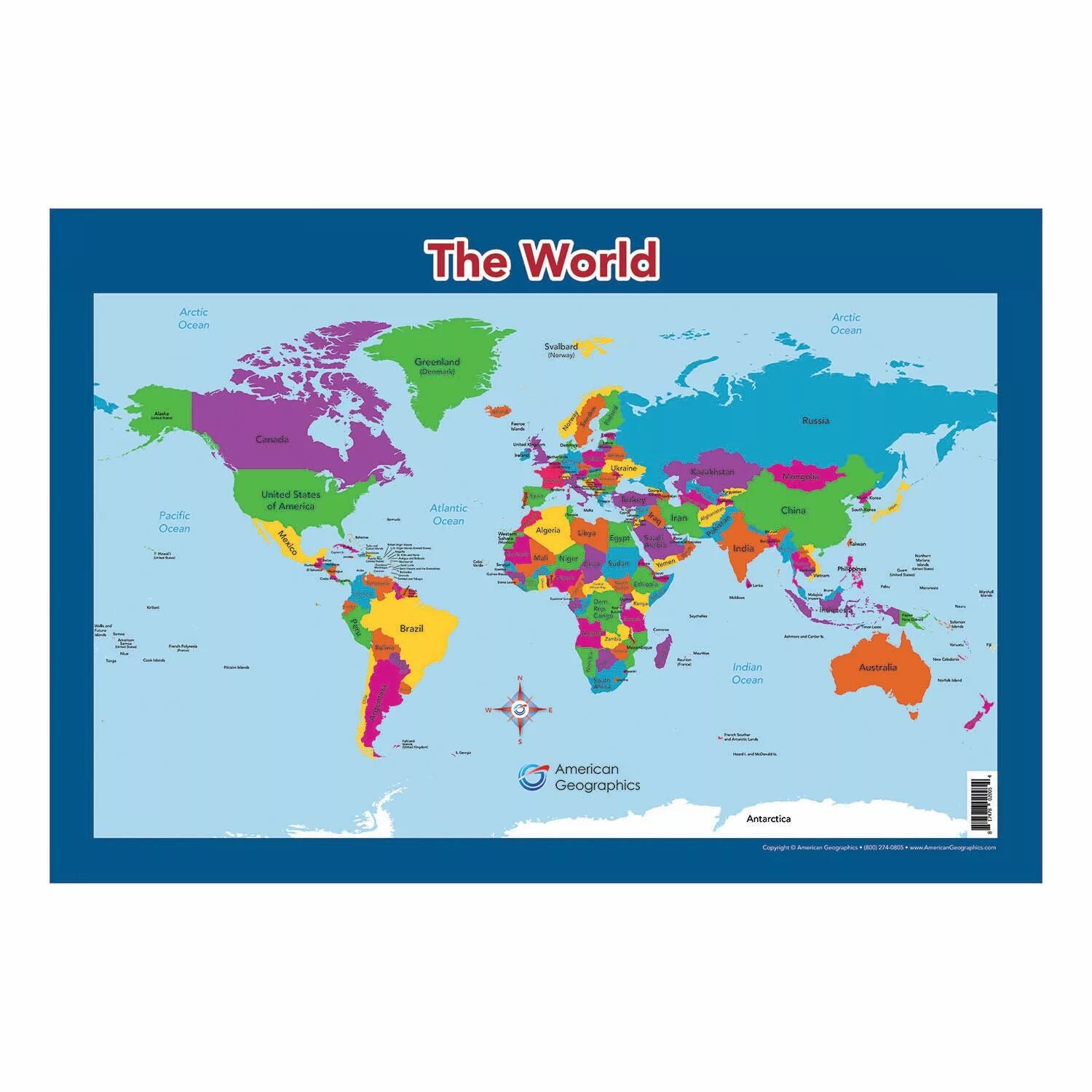 World Map for Kids.