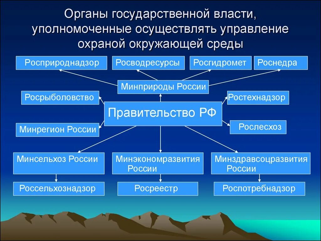 Управление окружающей среды в россии