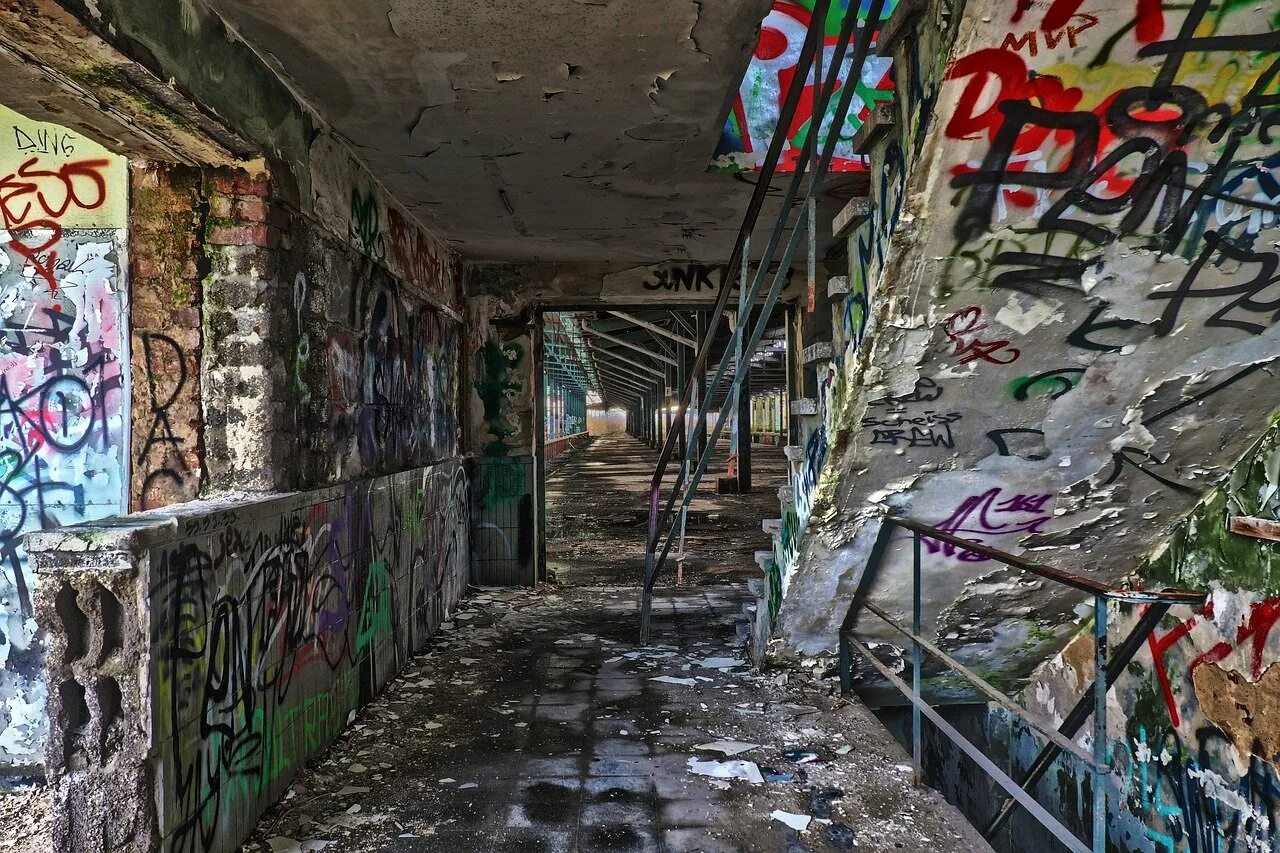 Надписи на стенах на заброшки. Заброшки граффити. Разрисованные заброшенные здания. Разрисованная стена заброшки. Стены на заброшках.