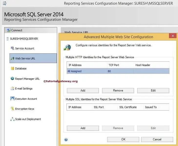 Веб сервер конфигурация. Сервер отчетов. отчет sql server. отчет service manager. url сервера что это.