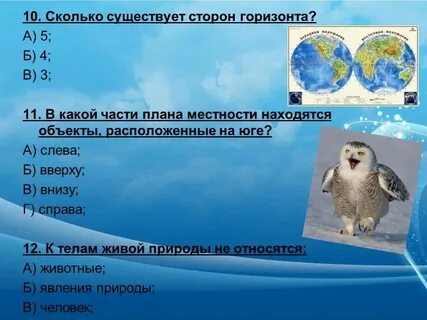 Местность какая 1 класс
