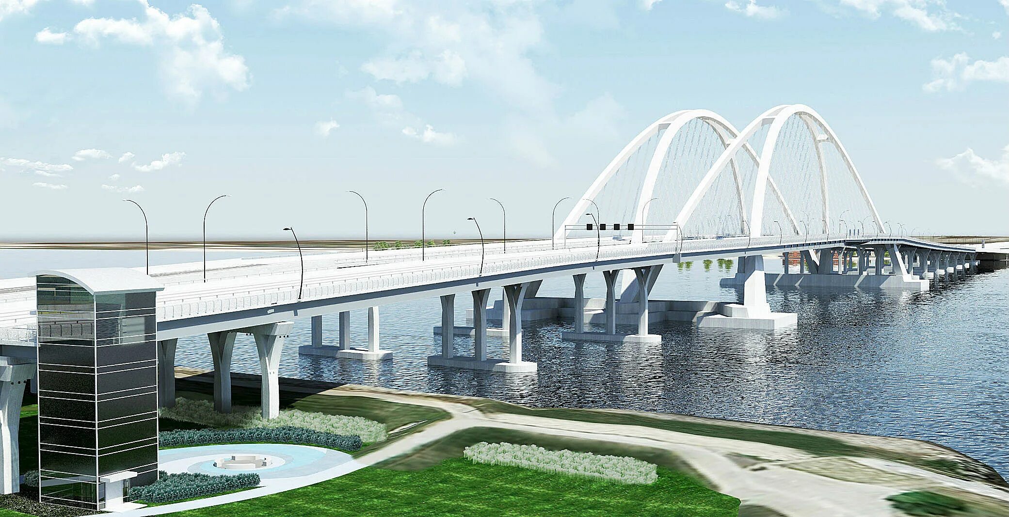 The first bridge was