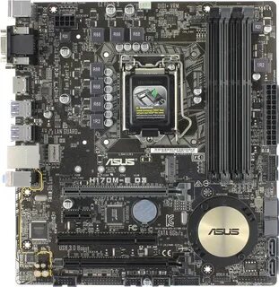 Материнская плата asus h170m