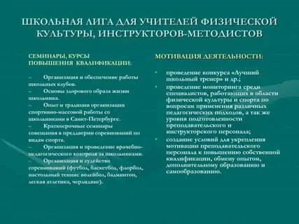 Инструктор методист физического