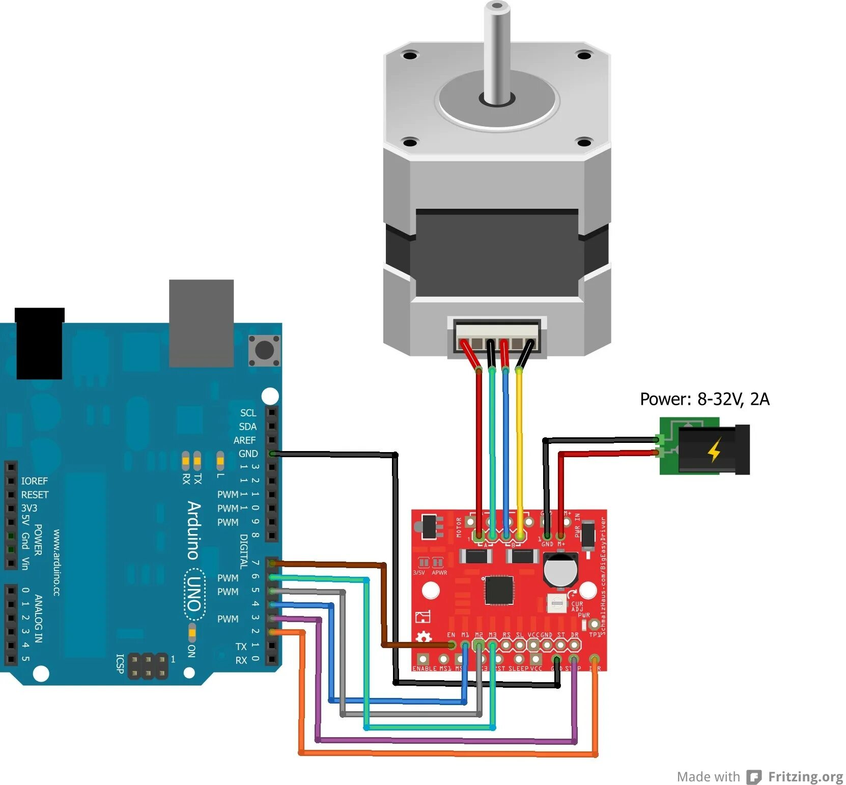 Управление шаговым двигателем на ардуино. Шаговый двигатель nema 17 arduino. arduino uno драйвер шагового двигателя. шаговый двигатель ардуино. схема подключения шагового двигателя nema 17 к ардуино.
