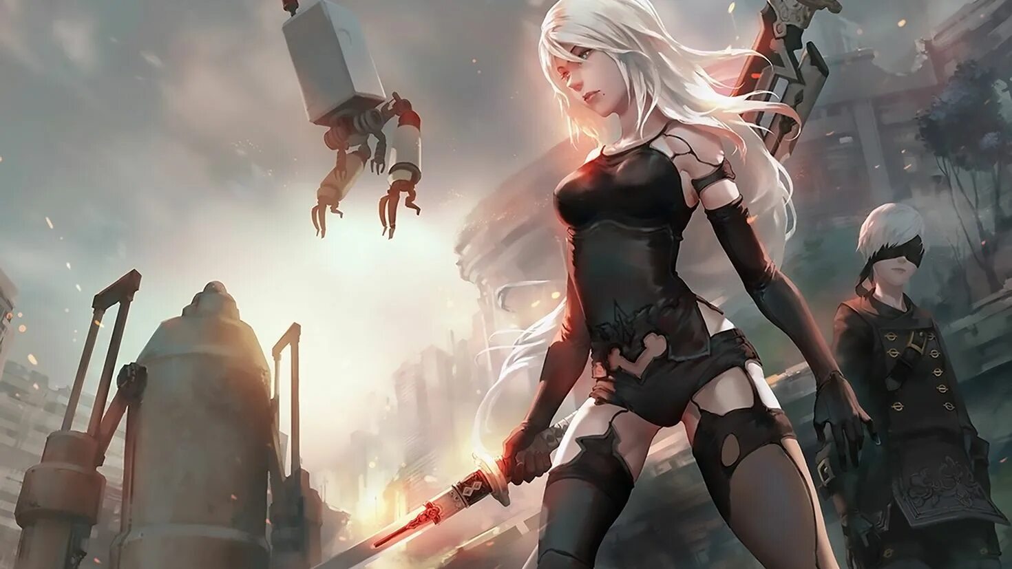 2b 2 18. Аутомата Девуар. A2 NIER. А2 ниер автомата. NIER Automata a2 Art.