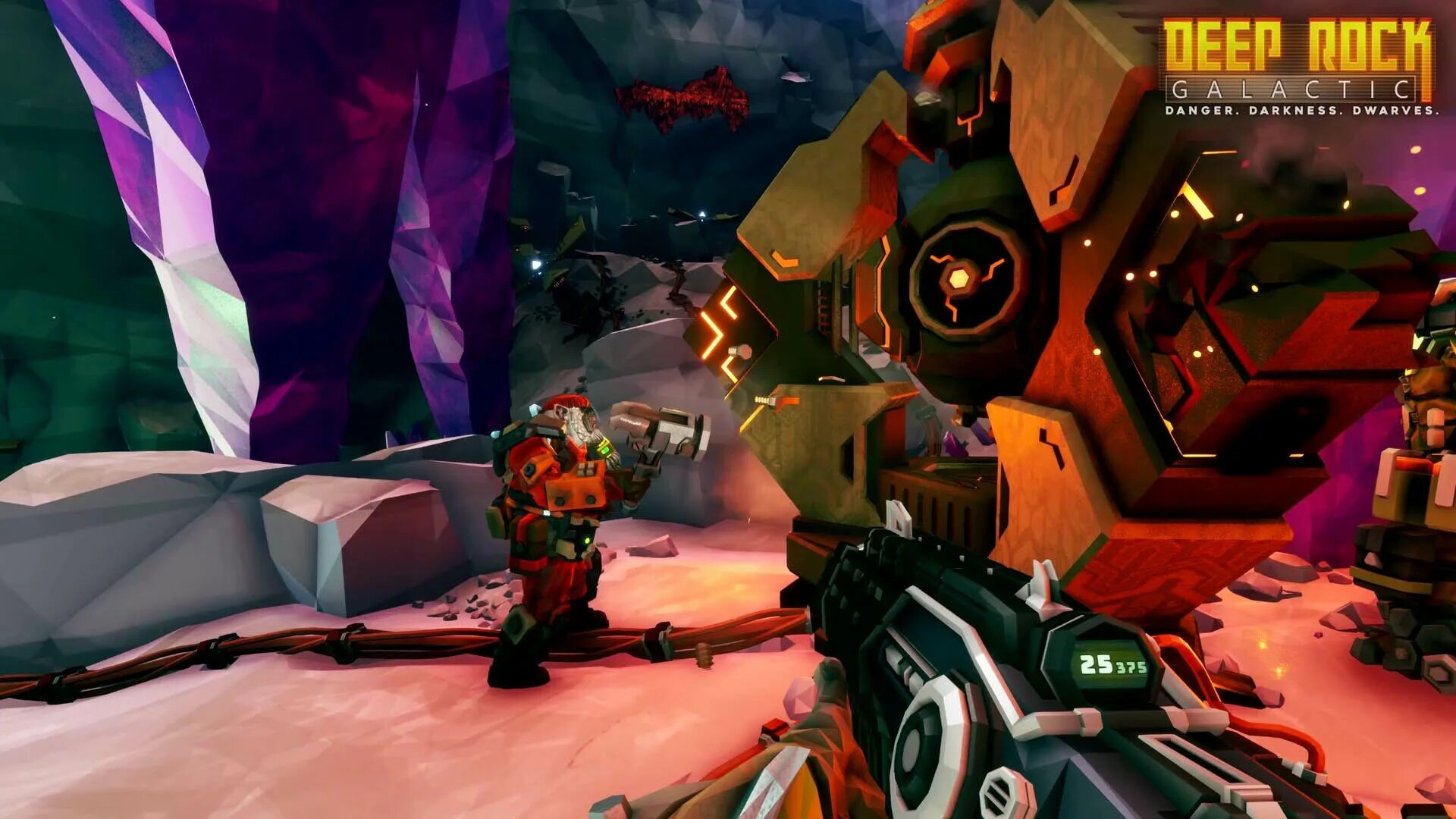 Deep rock galactic огнемет. Deep rock galaxy. Deep rock galactic игра. Доретта deep rock galactic. Значок deep rock galactic steam.