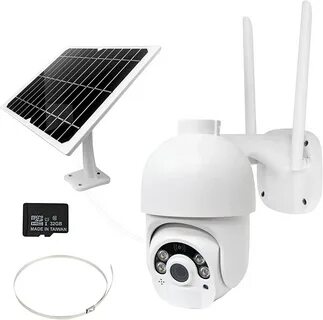 Intelligent solar energy alert ptz camera
