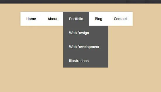 Scrolling menu