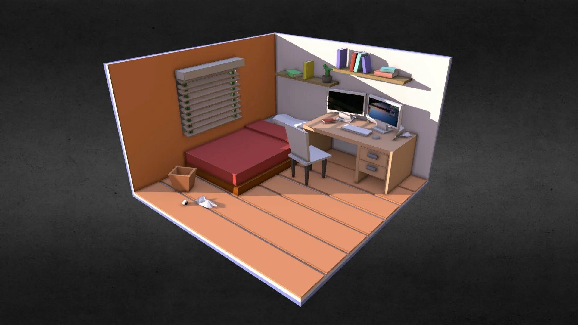 Комната 3д модель. Low poly комната blender. лоу поли 3д рум. blender 3d комната. лоу поли 3д сцены.