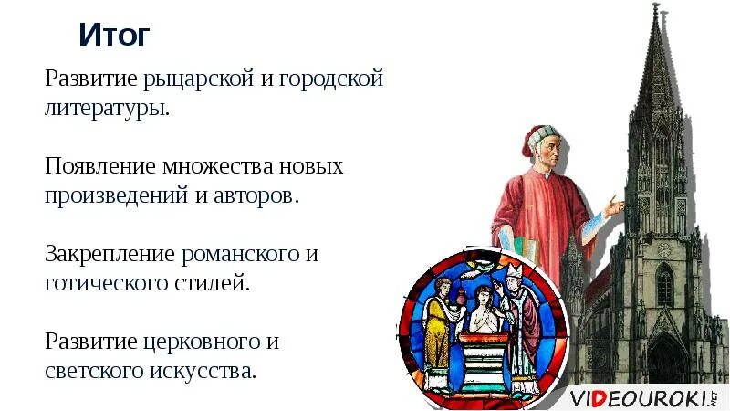 Итоги развития в средние века