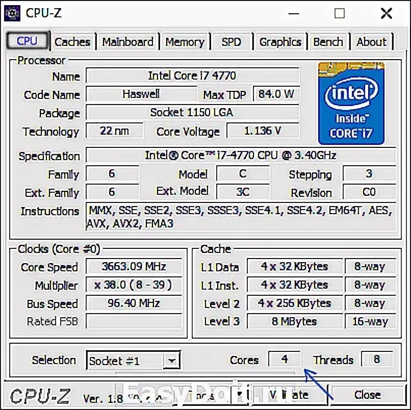 Сколько cpu