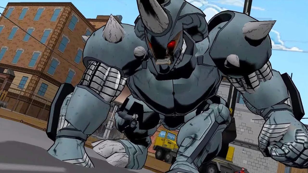 Паук носорог. Алтимейт носорог. ultimate spider man rhino. алтимейт человек паук носорог. носорог из spider man ultimate.