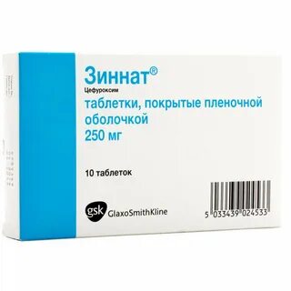 Зинат применение