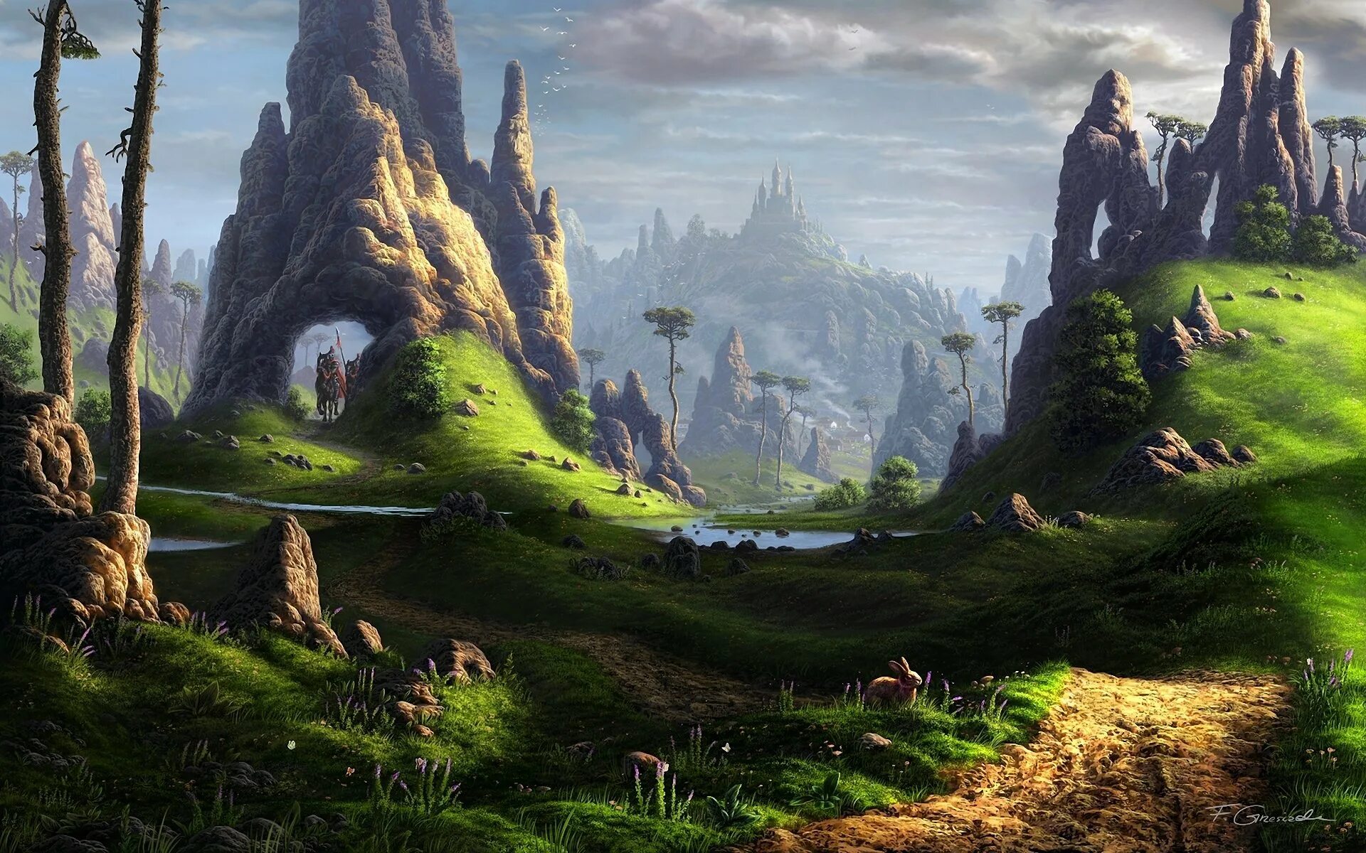 Fantasy world game